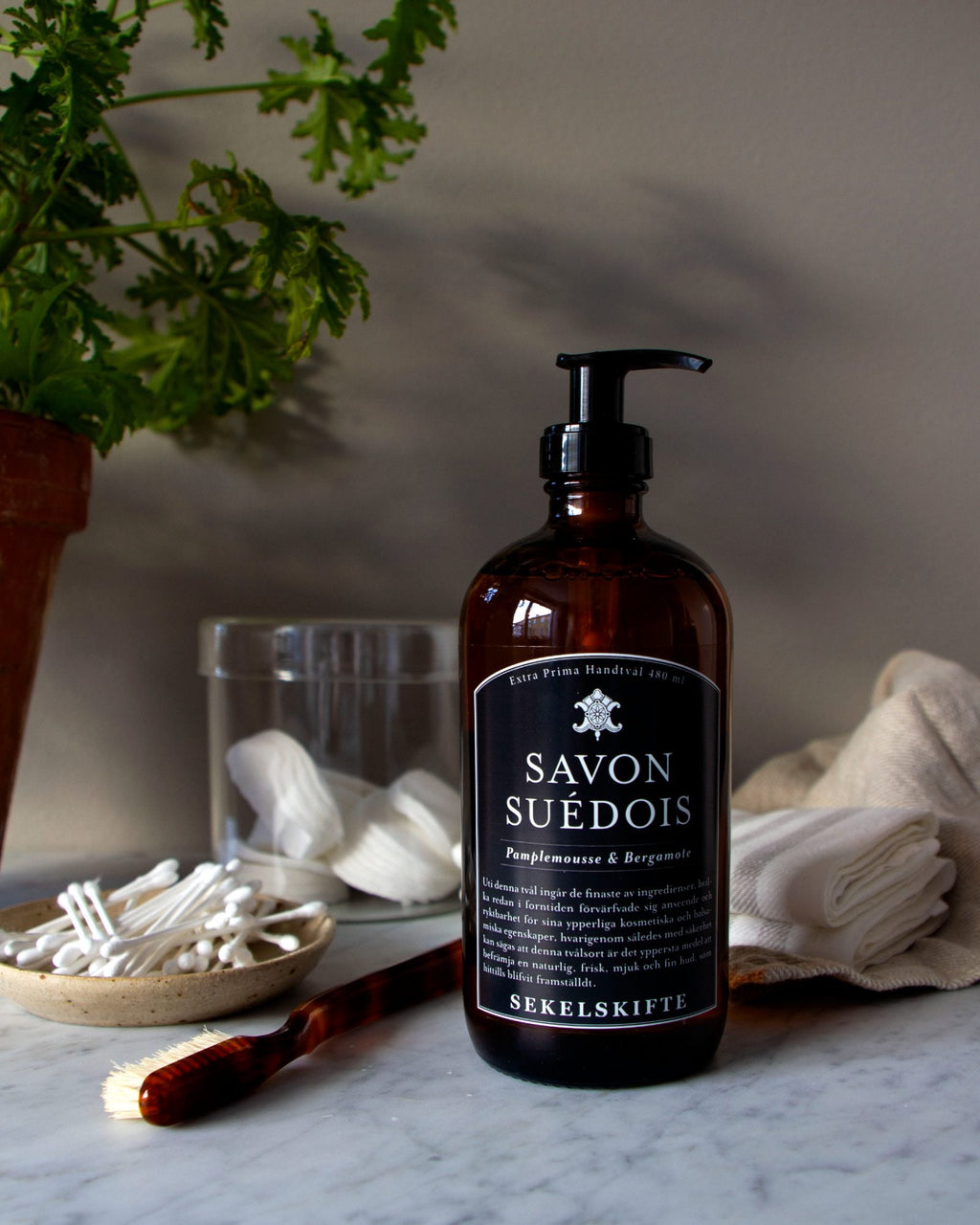 Tvål - Savon Suédois 480 ml - Pamplemousse & Bergamote