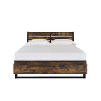 Juvanth Industrial Chic Bedroom - Rustic Oak & Black