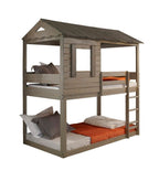 Darlene Twin Twin Bunk Bed - Rustic Gray or White