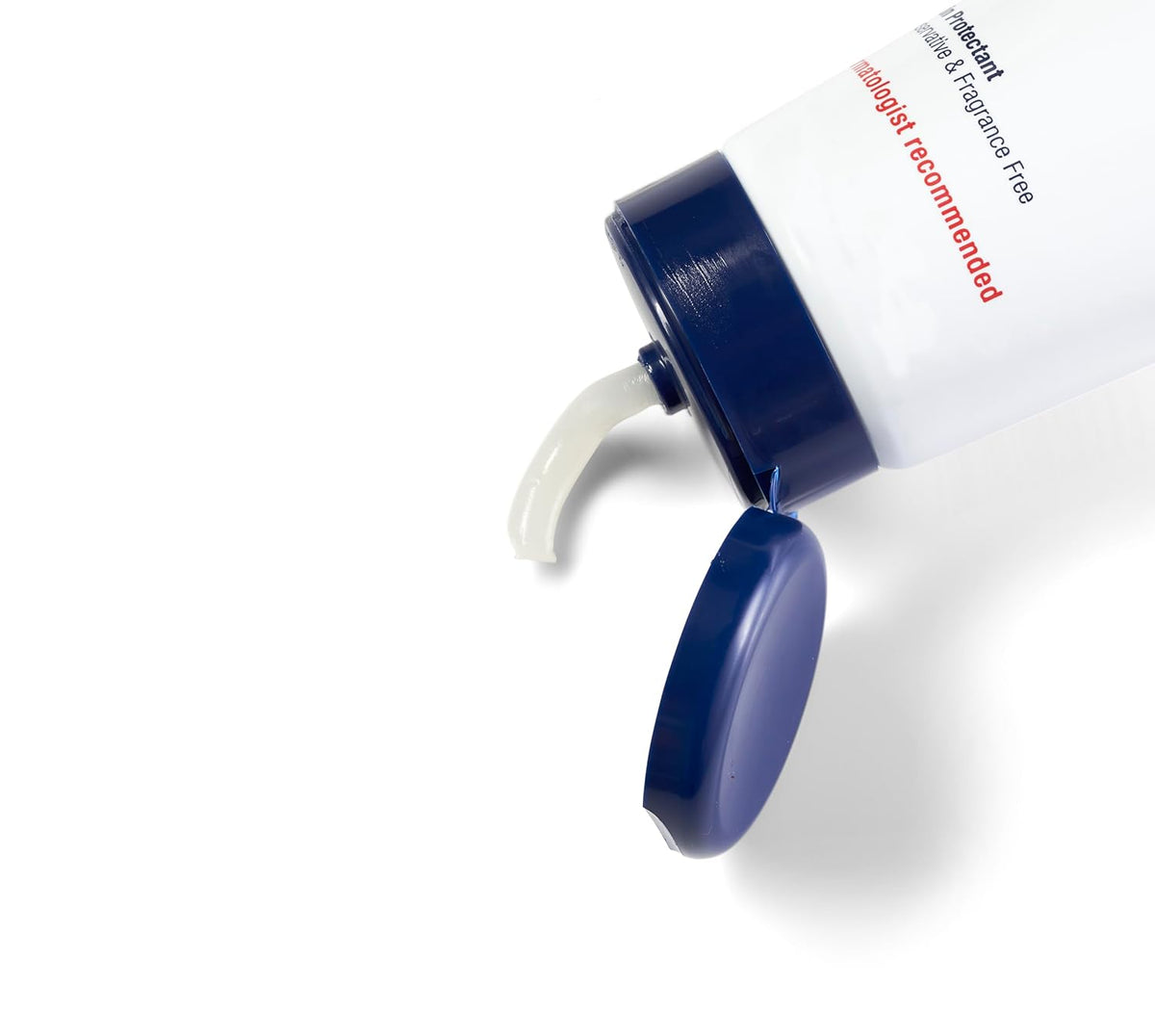 Rich moisturizing ointment applied to dry-feeling skin for targeted care