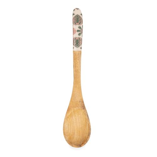 Mango Wood Spoon & Fork Set with Meze Enamel