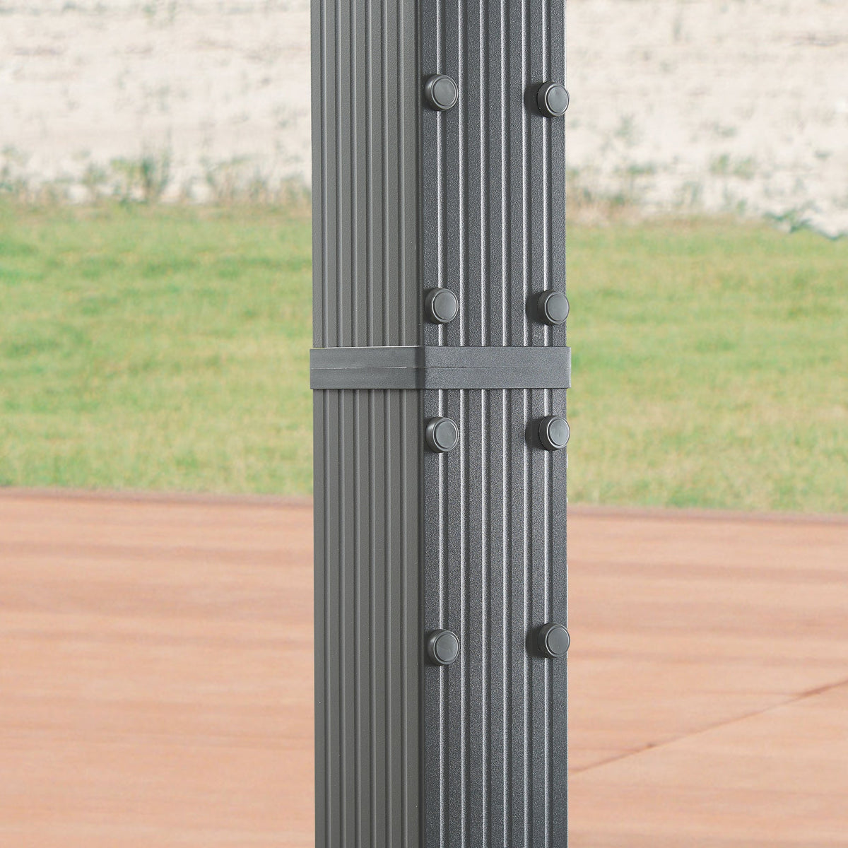 OPEN BOX I PATIO TREE 10Ft x 13Ft Patio Aluminum Retractable Pergola with Sun Shade Canopy Modern Backyard Deck