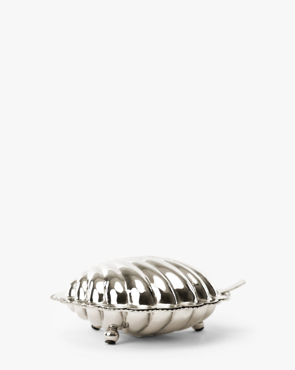 Clam Shell Serving Dish with Spoon