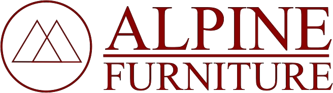 Ayala 7 Pc Dining Set by Alpine Furniture - Antique Cappuccino