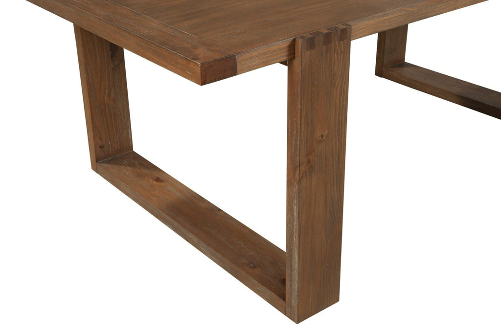 Ayala 7 Pc Dining Set by Alpine Furniture - Antique Cappuccino