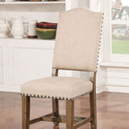 Julia Round Table Dining Set - Rustic Light Oak